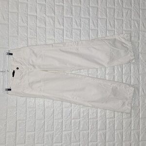 BCBGMAXAZRIA White Wide Leg Pants 100% Cotton